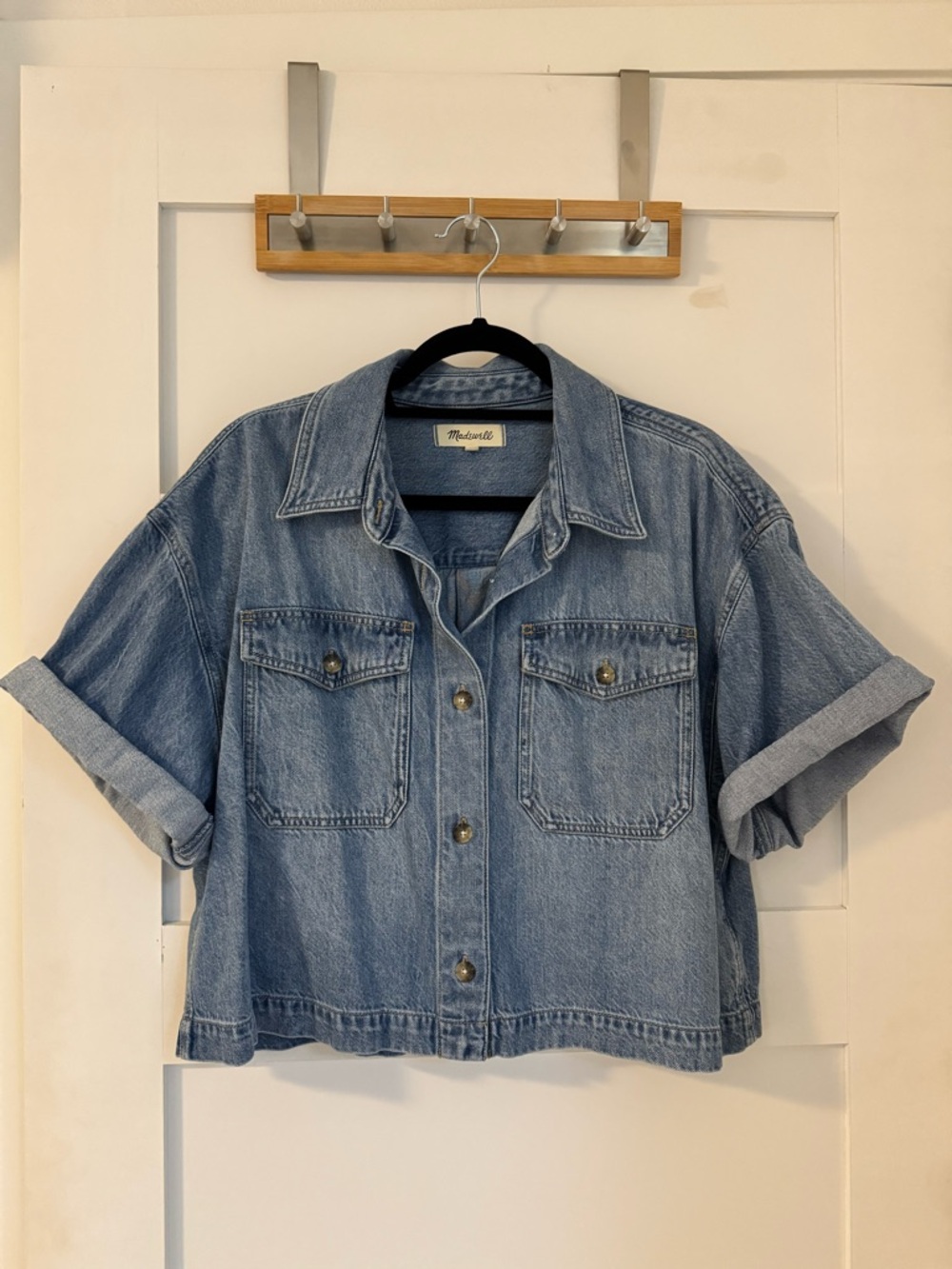 Madewell Light Blue Denim Shirt Jacket